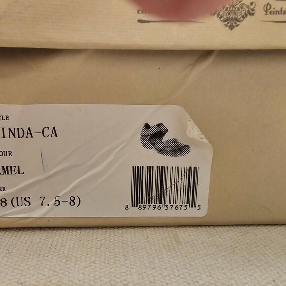 Spring Step L'Artiste Glinda/Gloss Velcro Mary Jane - Caramel 8M - Picture 4 of 4